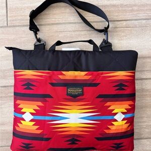 Pendleton Multicolor Geometric Waterproof Blanket in a Bag